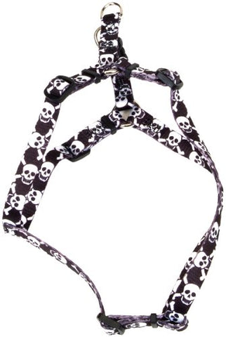 PET ATTIRE Comfort Wrap Harness - 5/8 x 16-24in - Skulls