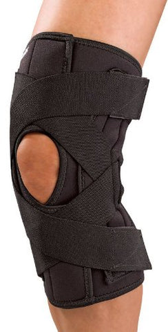 Wraparound Knee Brace Deluxe, Black - Small