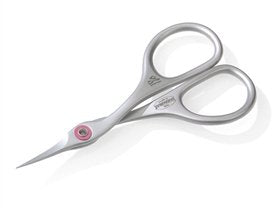Ring Lock System Line-Cuticle Scissors Curved for Women, 9.5 cm