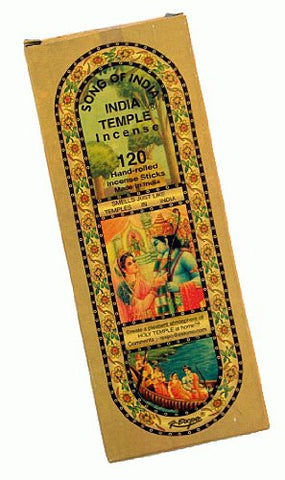 Song of India Temple Incense, 120-Stick Pack