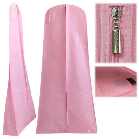 Breathable Wedding Dress/ Gown Covers - 72 Inches, pink