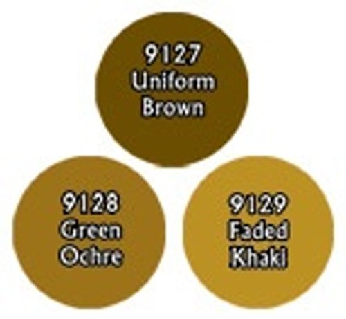 Reaper Paints - Khaki Brown Triad