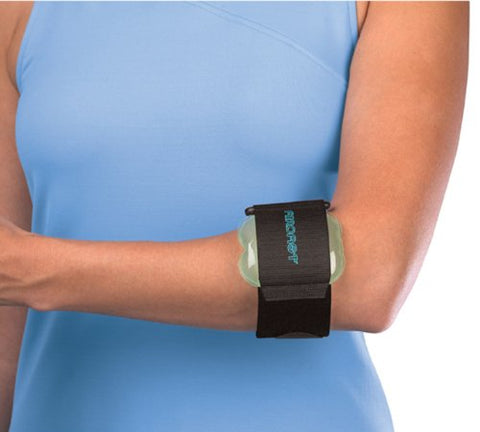 Pneumatic Armband for tennis elbow, black