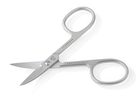 Nail Scissors Curved Matt Stainless, 9cm