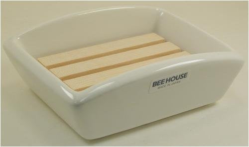 Soap Dish with Tray White