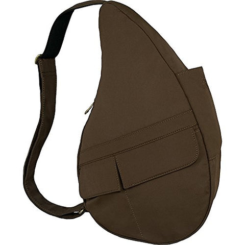 Microfiber Healthy Back Bag, Chocolate, Small