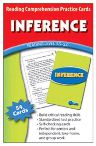 Inference Reading Comprehension Practice Cards, Green Level