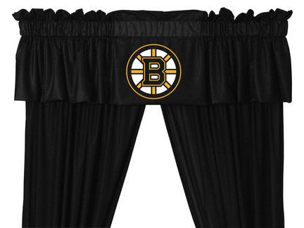 VALANCE Boston Bruins - Color Black - Size 88x14