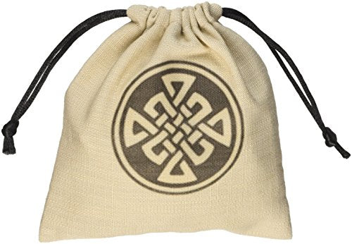 Dice Bag - Celtic Beige & black Dice Bag