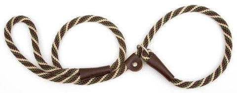 British Style Small Slip Lead (3/8" x 6ft.) - Woodlands