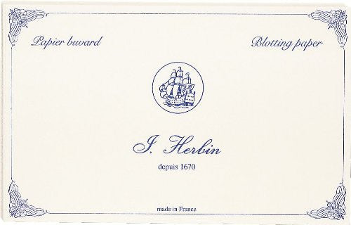J Herbin Blotter Sheets Accessories White