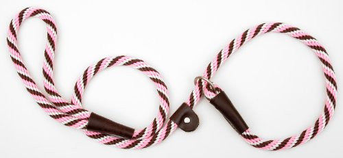British Style Slip Lead (1/2" x 6ft.) - Pink Chocolate