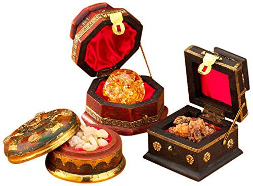 Standard Three Box Set (The Original Gifts of Christmas Gold, Frankincense and Myrrh Deluxe Box), Set of 3