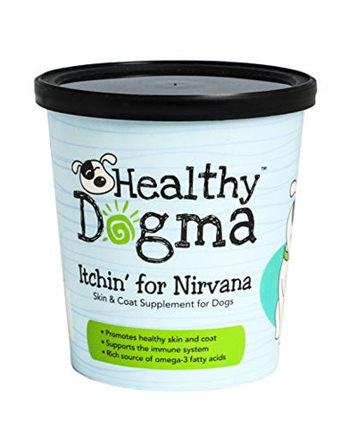 Healthy Dogma Itchin' for Nirvana: Skin and Coat Supplement - 8.0 oz