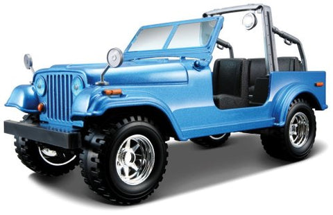 Burago - 1/24 - Jeep - Wrangler Cabriolet Open 1977 - Blue