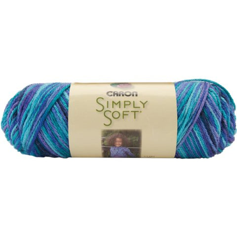 Caron Simply Soft Yarn - Paints Oceana 204 Yards 4 OZ