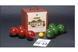 Tournament Bocce Set, 107 mm, Wood Box