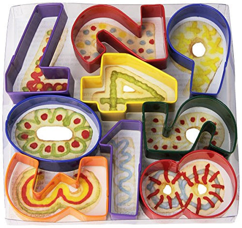 R & M Number Cookie Cutter Set - Polyresin  (9 pcs)