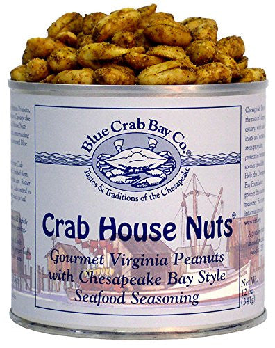 Crab House Nuts Gourmet Virginia Peanuts with Chesapeake Bay Seasoning - 12 oz
