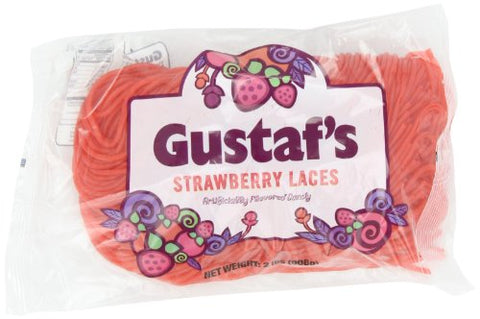 Gustaf's Laces - Strawberry Laces - 2lbs
