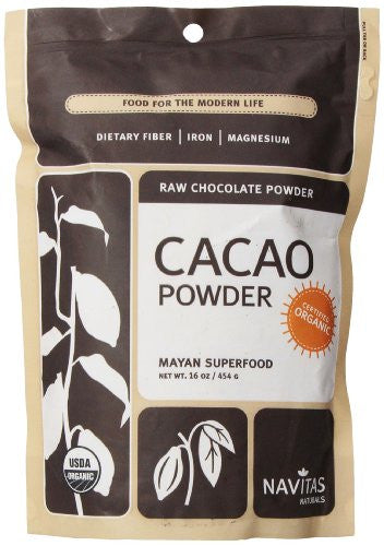 Navitas Naturals Organic Cacao Powder, 16-oz. Pouches (Packof 2)