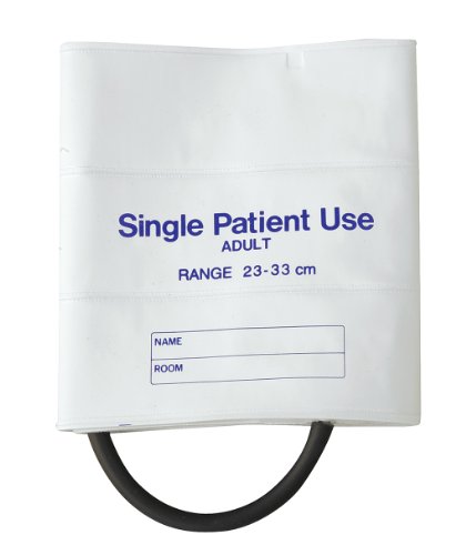 1 TUBE DISPOSABLE CUFF WHITE ADULT  5/BOX