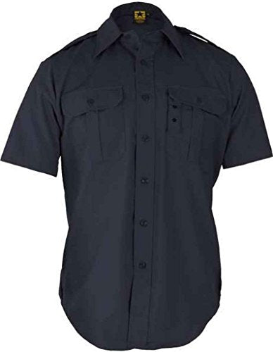 Tactical Dress Shirt - Short Sleeve Small Regular (Dark Navy)