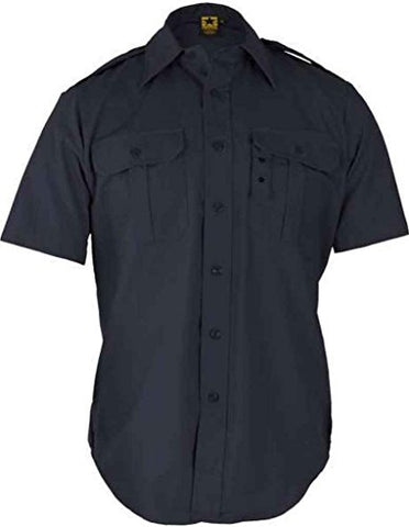 Tactical Dress Shirt - Short Sleeve Small Regular (Dark Navy)