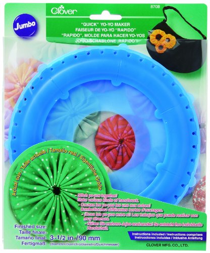 Clover Needlecraft Clover Quick Yo-Yo Maker Jumbo 3-1/2in