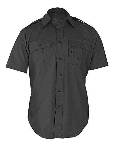 Tactical Dress Shirt - Short Sleeve Medium Regular (Dark Grey)