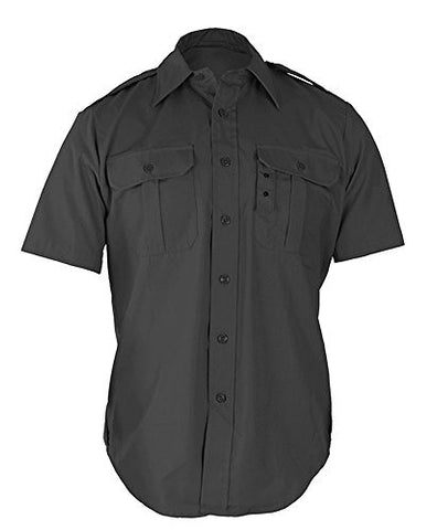Tactical Dress Shirt - Short Sleeve Medium Regular (Dark Grey)