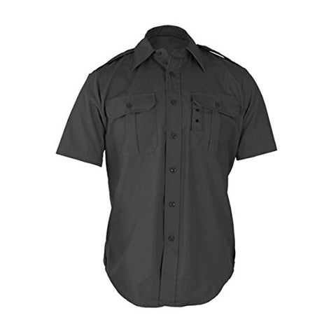 Tactical Dress Shirt - Short Sleeve XXL Regular (Dark Grey)