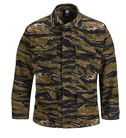 Genuine Gear BDU Coat (60/40 Cotton/Poly Ripstop) XL Long (Asian Tiger Stripe)