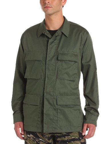 BDU Coat (60/40Cotton/Poly Twill) Small Regular (Woodland)