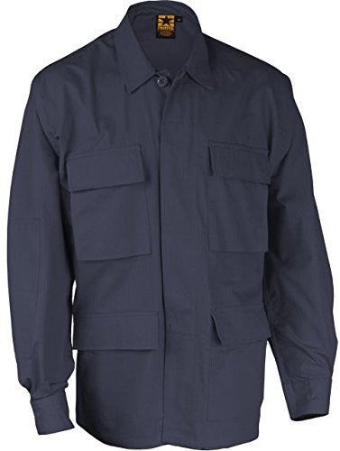 BDU Coat (60/40Cotton/Poly Twill) Large Regular (Dark Navy)