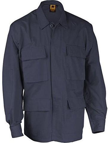BDU Coat (60/40Cotton/Poly Twill) Large Regular (Dark Navy)