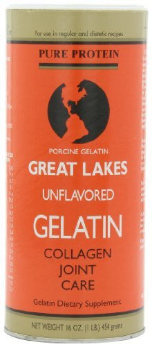 Unflavored Porcine Gelatin, 16.0 oz/1.0 lb