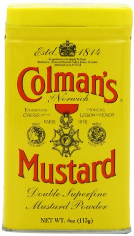Colmans English Mustard Powder 4oz Tin