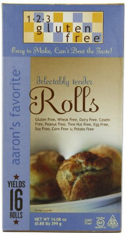 123 Gluten Free Aaron's Favorite Rolls Mix, Gluten Free 14.08 OZ