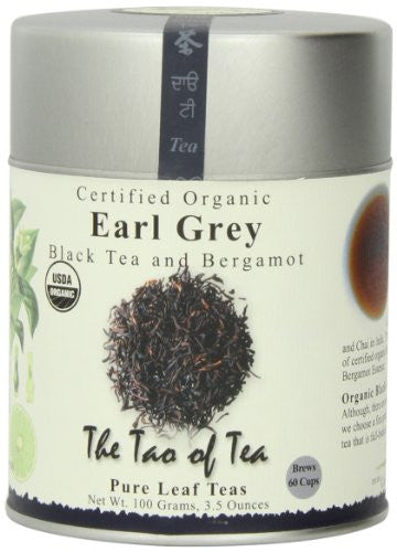 Organic EARL GREY Scented Black Tea, 3.5 oz