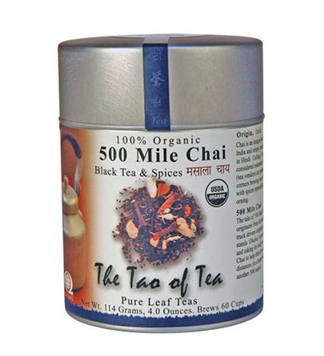 Organic 500 MILE CHAI Traditional Chai, 4 oz