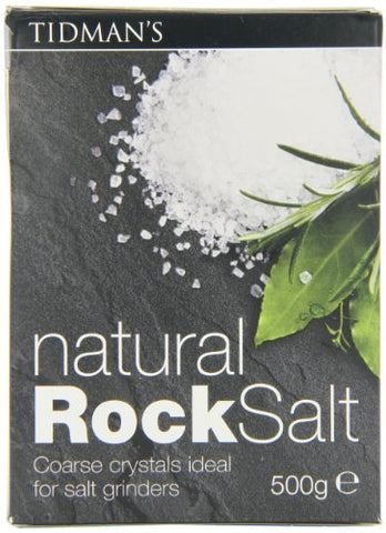 Tidman's Natural Rock Salt 17.66 oz