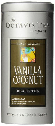 Vanilla Coconut, Black Tea, Tin