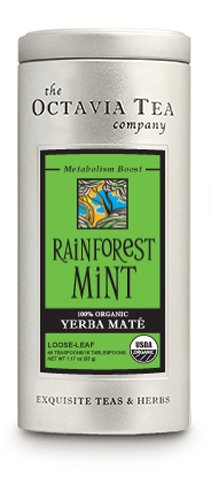 Rainforest Mint, Organic Herbal Tea, Yerba Mate, Tin
