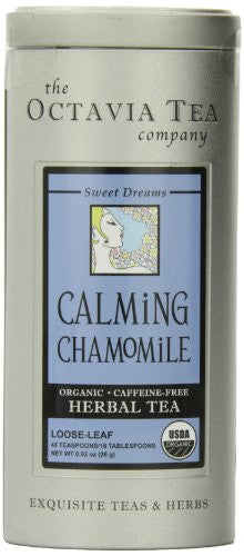 Calming Chamomile, 100% Caffeine-free, Organic Herbal Tea, Tin