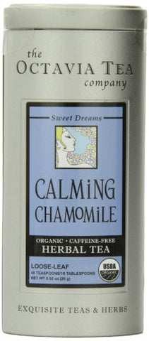 Calming Chamomile, 100% Caffeine-free, Organic Herbal Tea, Tin