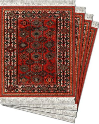 Tribal Shekarlu CoasterRug (4 pcs)