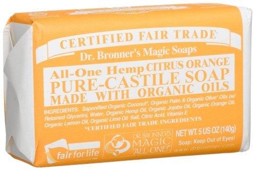 Organic Bar Soap Citrus Orange - 5 oz