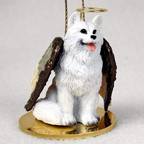 American Eskimo Pet Angel Ornament