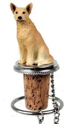Australian Cattle Red Dog Bottle Stopper